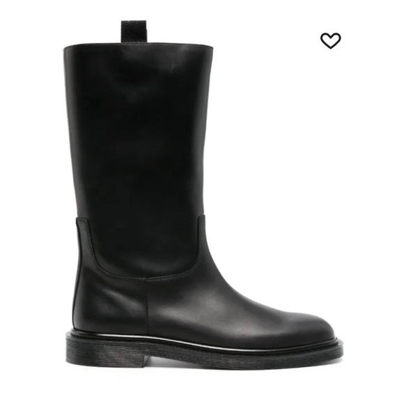 The Row Shoes - The Row Ranger Tubo Boots Black Leather -  size 39